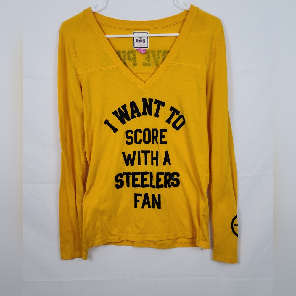 L | Victoria's Secret PINK | Steelers Fan Shirt
